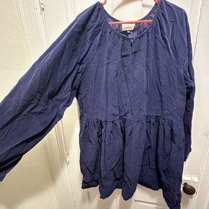 Universal Thread Navy Long Sleeve Dress